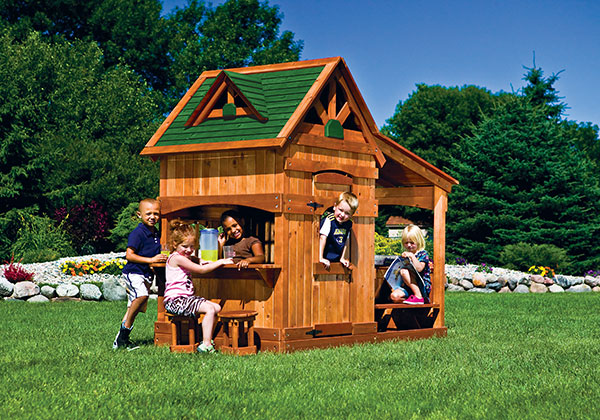 Giochi per giardino : castelli e casette in legno per bambini ... Giochi esterno bambini legno